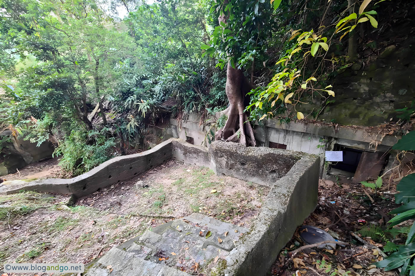 War Time Trail - WNC Gap Station 9 - West Brigade HQ Bunkers